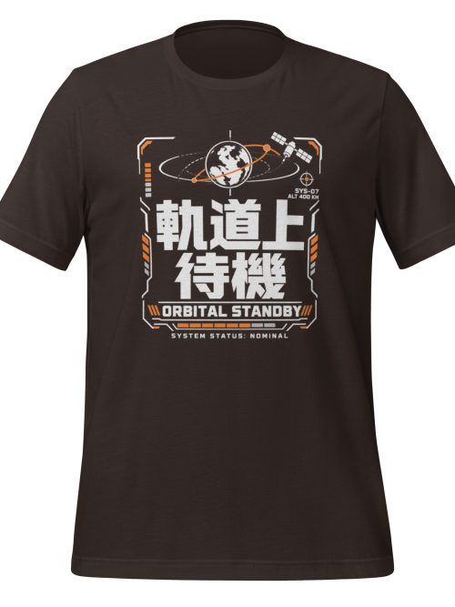Orbital Standby T-Shirt – Japanese Sci-Fi Space Graphic Tee Unisex T-Shirt