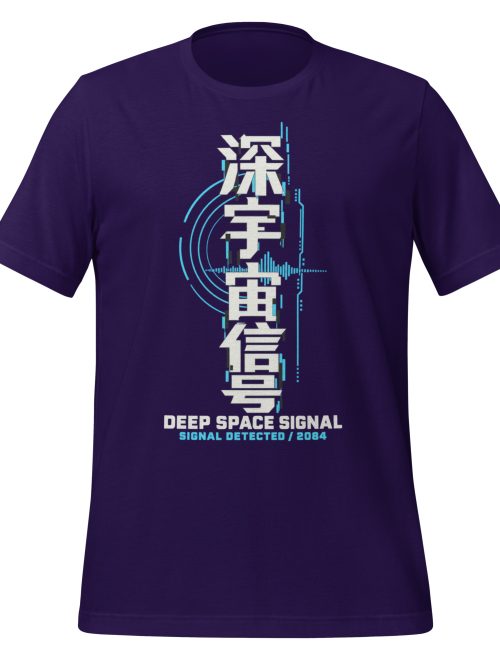 Deep Space Signal T-Shirt – Japanese Sci-Fi Cyber Graphic Tee Unisex T-Shirt